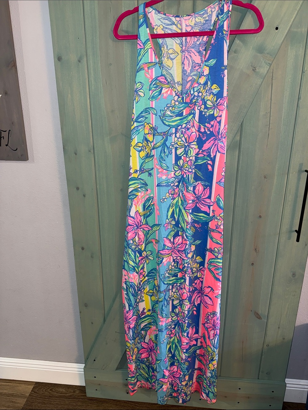 Lilly Pulitzer size M maxi dress cotton
